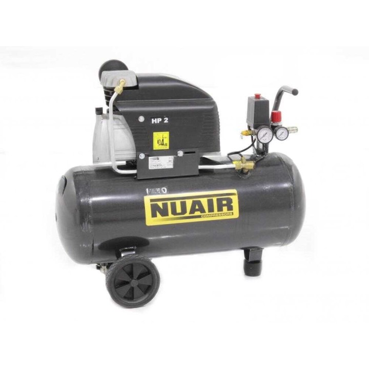 Nuair FC 2 50 -sähkökompressori, 2 HP, 50 l, 8 bar, 230 V