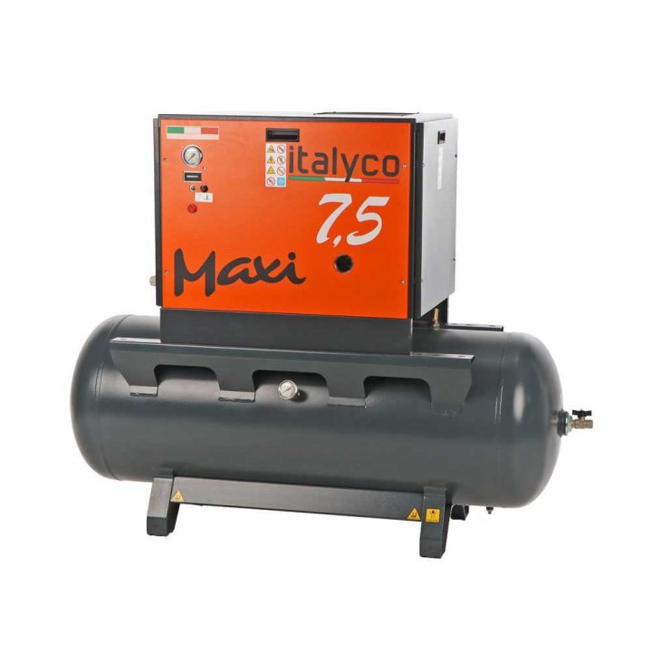 Italyco Maxi 8/270 ruuvikompressori, 7 HP, 270 l, 10 bar