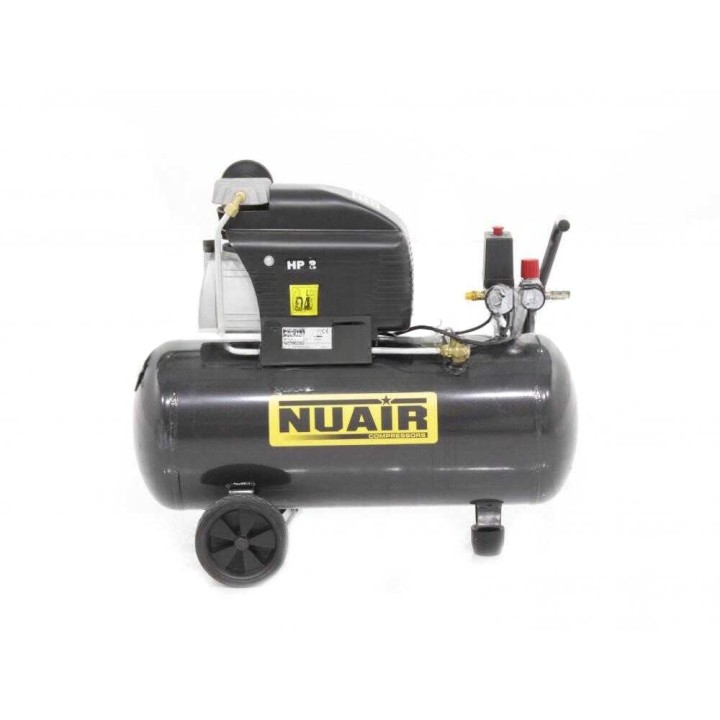 Nuair FC 2 50 -sähkökompressori, 2 HP, 50 l, 8 bar, 230 V