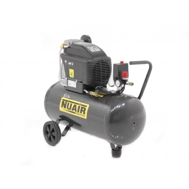 Nuair FC 2 50 -sähkökompressori, 2 HP, 50 l, 8 bar, 230 V