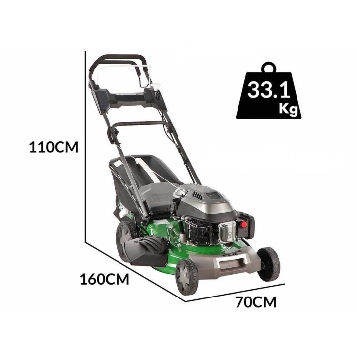 GreenBay GB-LM 51 4-in-1-vetoleikkuri, 196 cm³, 51 cm