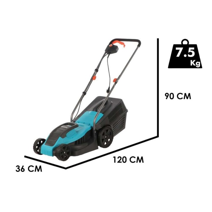 Gardena PowerMax 1100/32 sähköruohonleikkuri, 1 100 W, 32 cm