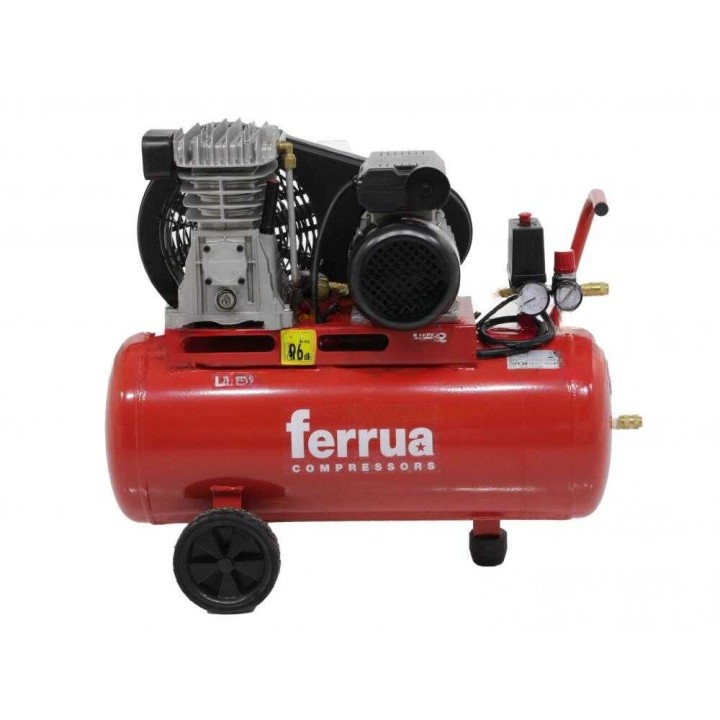 Ferrua FB28/50 CM2 hihnakompressori, 2 HP, 50 l, 230 V