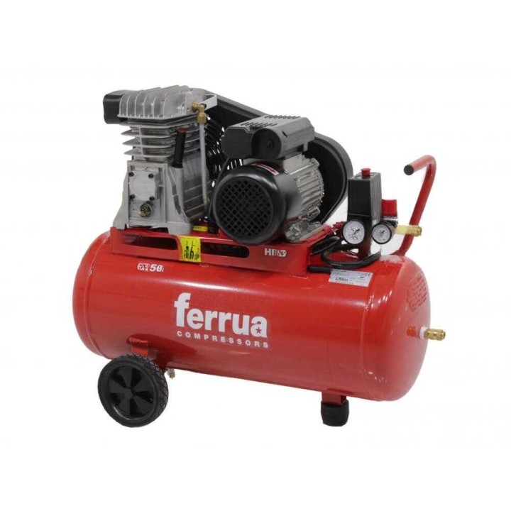 Ferrua FB28/50 CM2 hihnakompressori, 2 HP, 50 l, 230 V