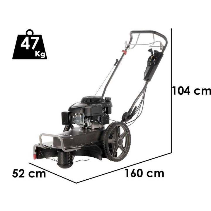 Weibang WBLT567SC pyörällinen raivaussaha, 196 cm³, 6,5 HP, 56 cm