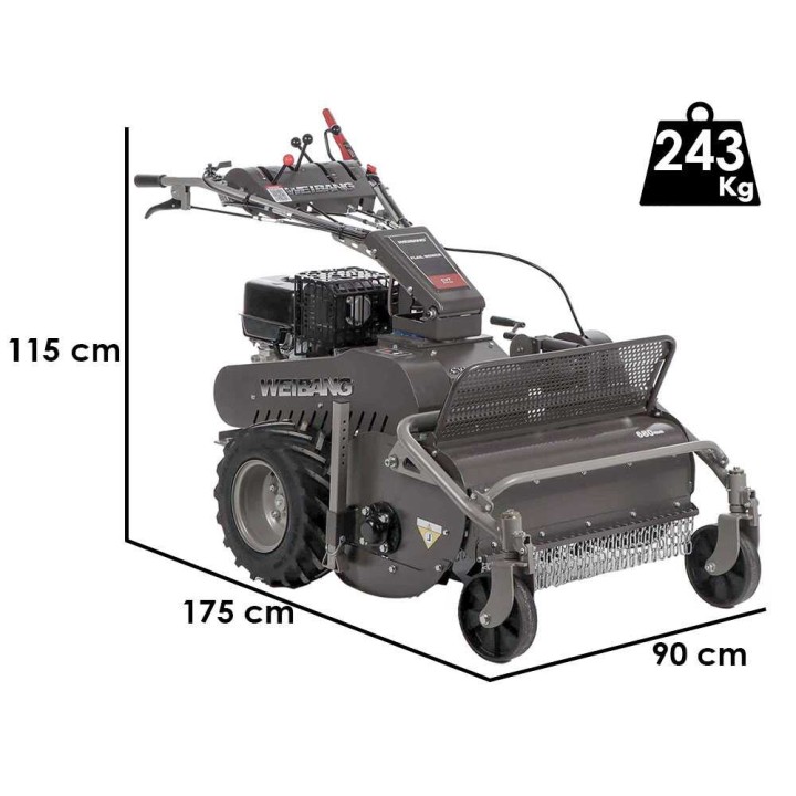 Weibang WBGT6813 vasaramurskain, 9 HP, 68 cm