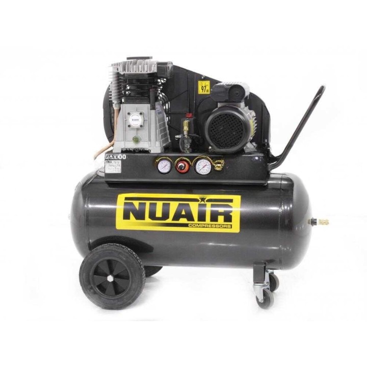 Nuair B3800B/3M/100 TECH hihnakompressori, 3 HP, 100 l, 230 V