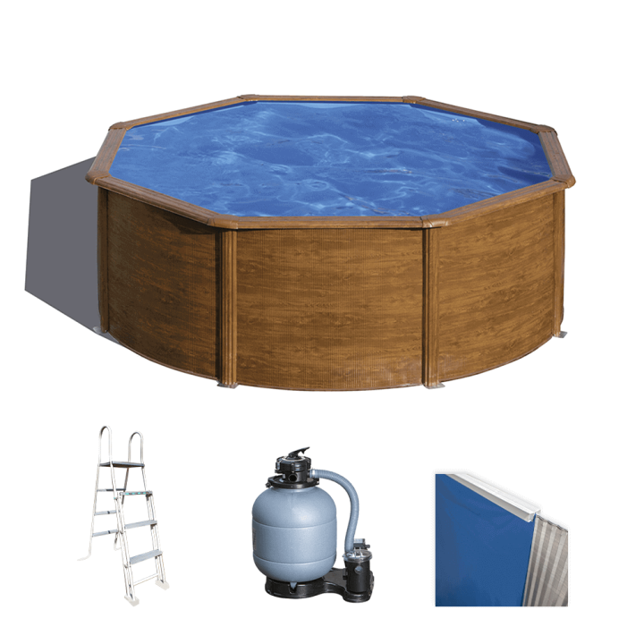 Gre Pacific Rotonda 350 cm teräsallas 10 100 l hiekkasuodatin