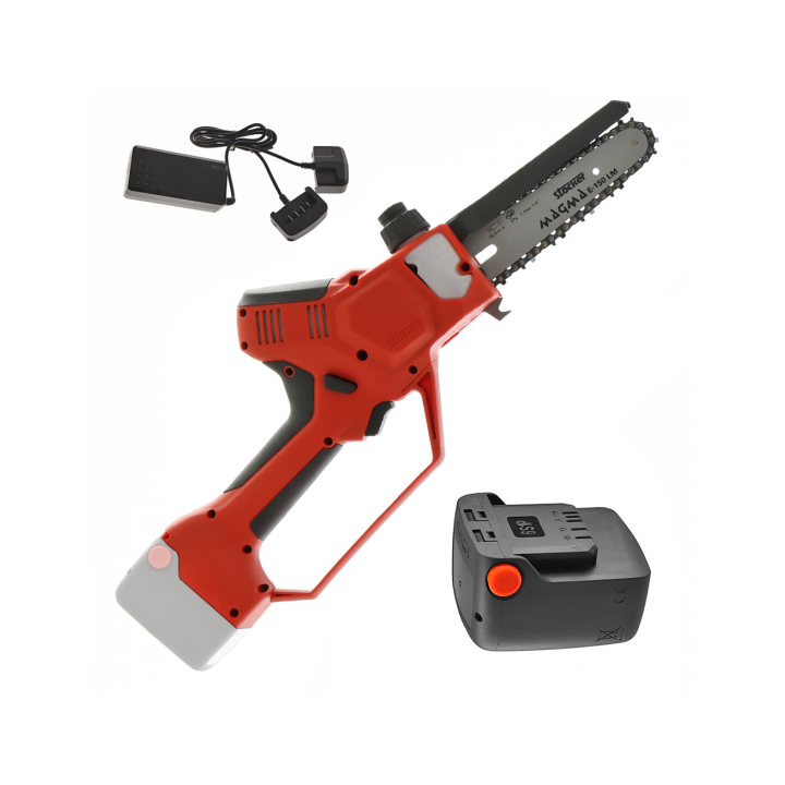 Stocker MAGMA E 150 LM akkukäyttöinen oksasaha 21 6 V 350 W 18 5 cm