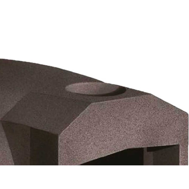 Linea VZ Ercolano upotettava puulämmitteinen pizzauuni, 107 × 160 cm