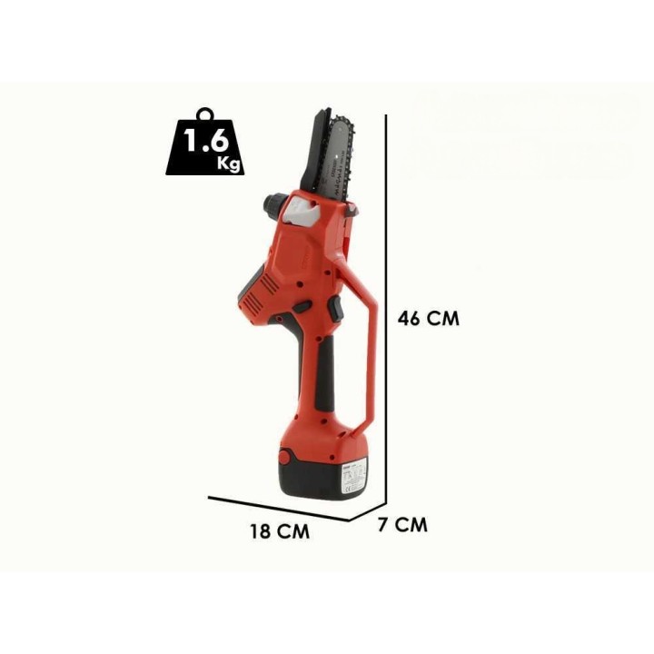 Stocker MAGMA E-100 LM akkukäyttöinen oksasaha, 21,6 V, 2,6 Ah