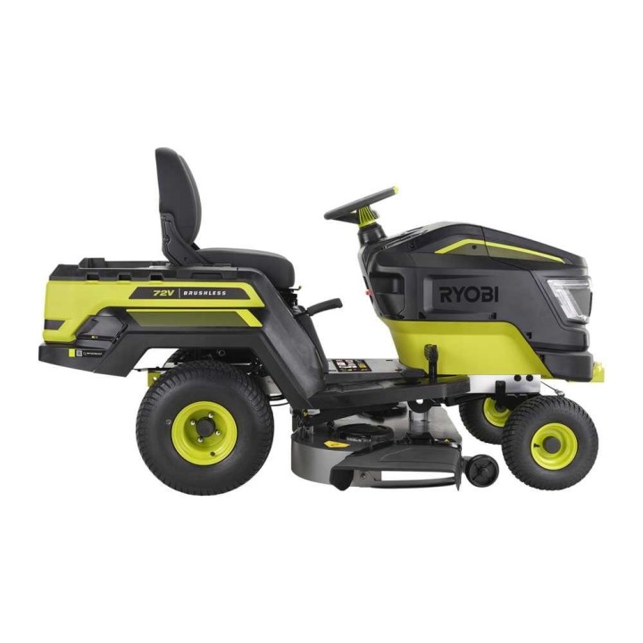 Ryobi RY72TMX107-210 akkukäyttöinen ajoleikkuri, 107 cm, 72 V, 2 × 10 Ah