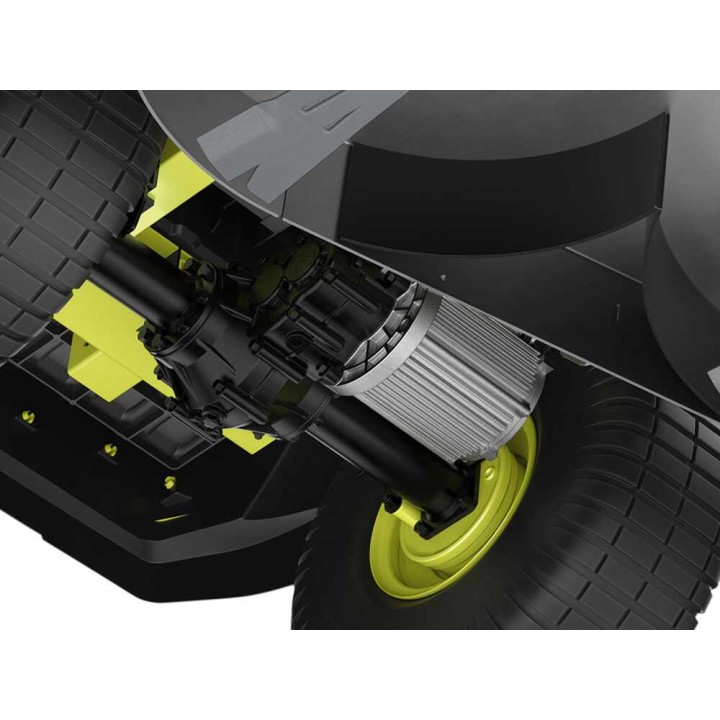 Ryobi RY72TMX107-210 akkukäyttöinen ajoleikkuri, 107 cm, 72 V, 2 × 10 Ah