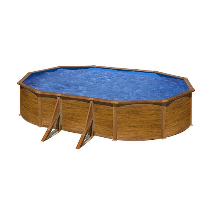 Gre Pacific Ovale soikea teräsallas 500 × 300 × 120 cm, 14 550 l
