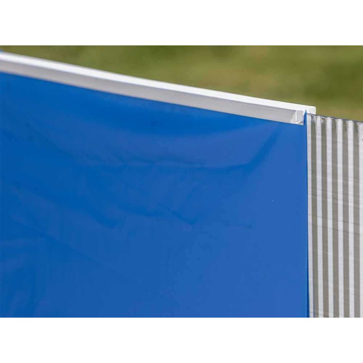 Gre Pacific Ovale soikea teräsallas 610 × 375 × 120 cm, 20 890 l