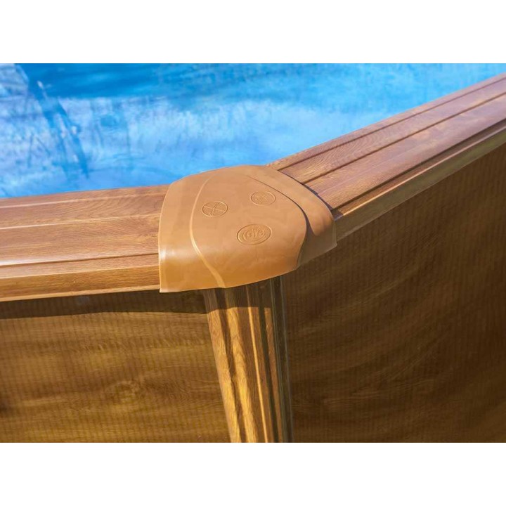 Gre Pacific Ovale soikea teräsallas 610 × 375 × 120 cm, 20 890 l