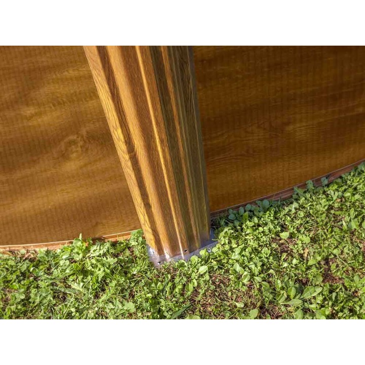 Gre Pacific Ovale soikea teräsallas 610 × 375 × 120 cm, 20 890 l
