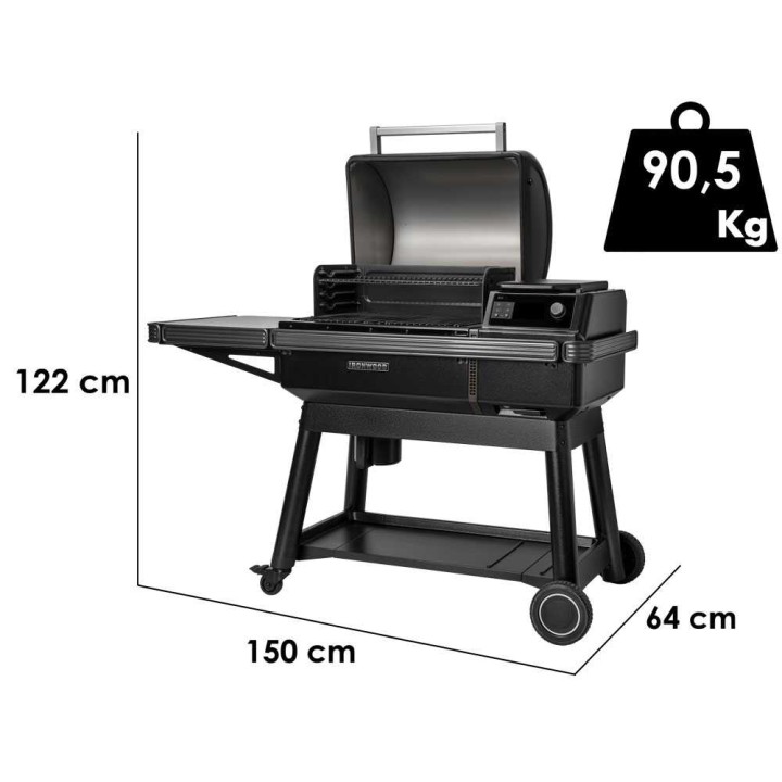 Traeger IronWood INT -pellettigrilli, Wi-Fi-ohjaus, 3 974 cm², 260 °C