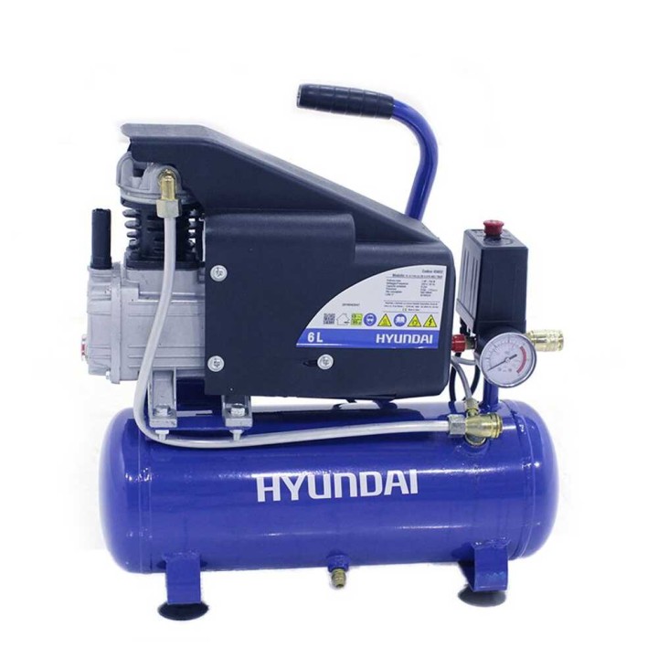 Hyundai FC2 6 kannettava sähkökompressori 1 HP 6 l 8 bar