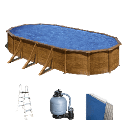 Gre Pacific Ovale soikea teräsallas 730 375 120 cm 25 320 l
