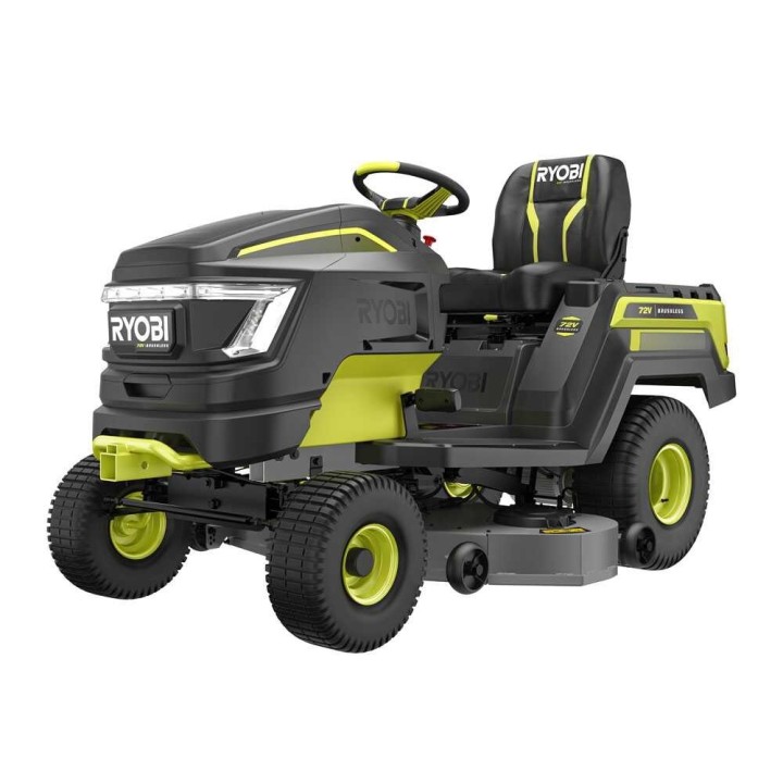 RYOBI RY72TMX117-310 akkukäyttöinen ajoleikkuri, 72 V, 3 × 10 Ah, 117 cm