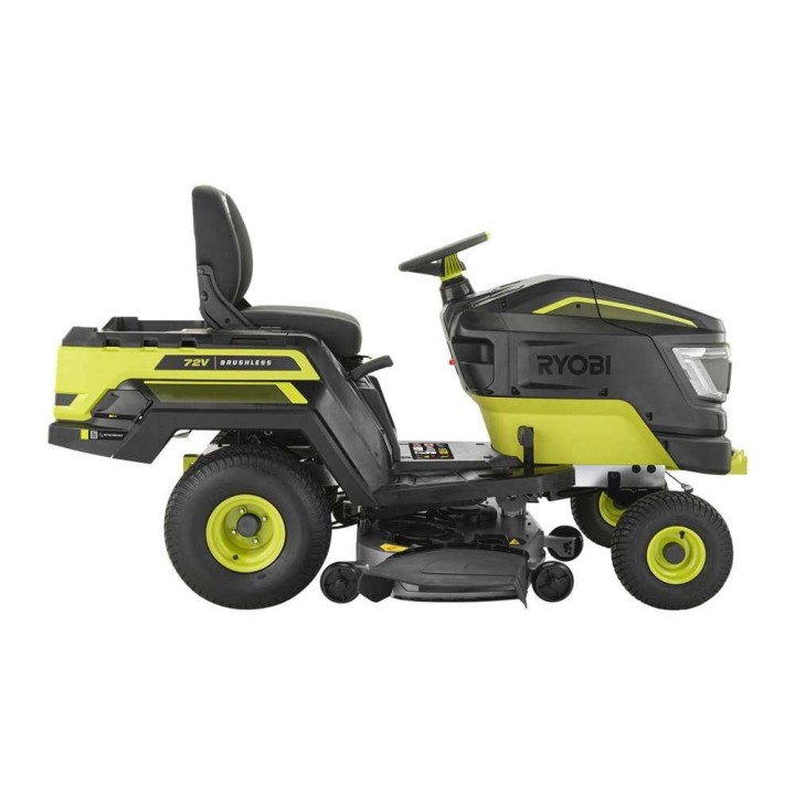 RYOBI RY72TMX117-310 akkukäyttöinen ajoleikkuri, 72 V, 3 × 10 Ah, 117 cm