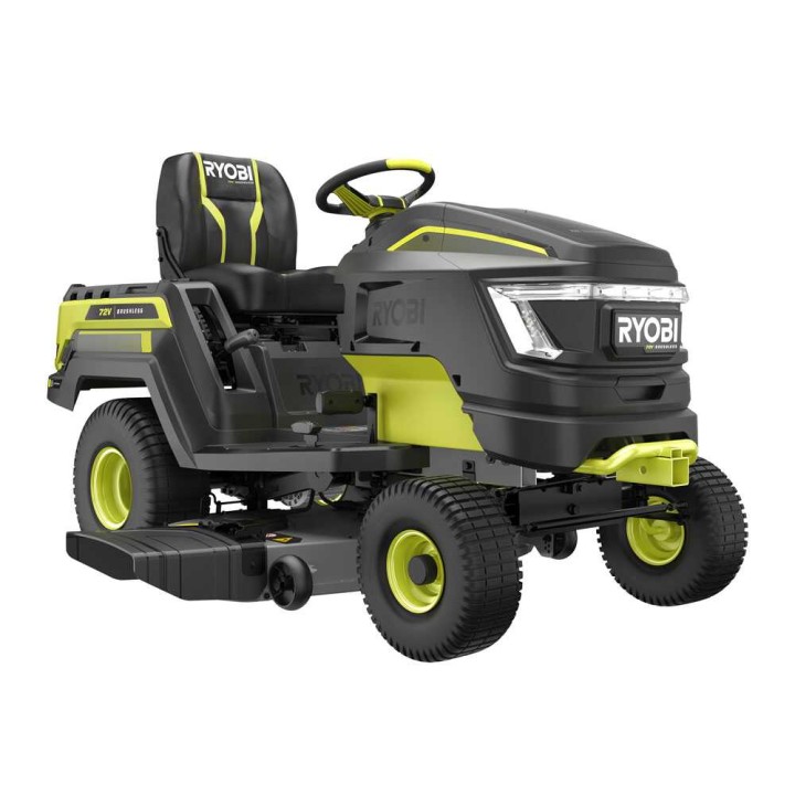 RYOBI RY72TMX117-310 akkukäyttöinen ajoleikkuri, 72 V, 3 × 10 Ah, 117 cm