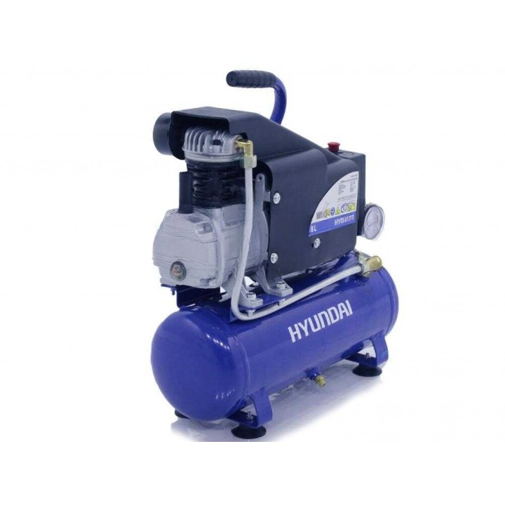 Hyundai FC2-6 kannettava sähkökompressori, 1 HP, 6 l, 8 bar