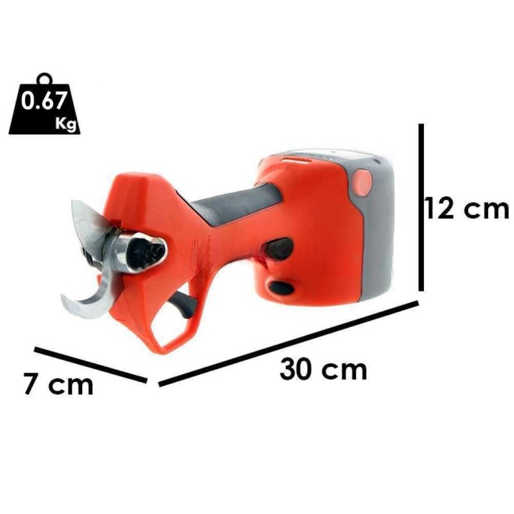 Stocker Magma E-35TP akkukäyttöinen oksasakset, 21,6 V, ilman akkua