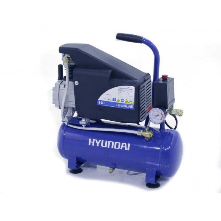 Hyundai FC2-6 kannettava sähkökompressori, 1 HP, 6 l, 8 bar