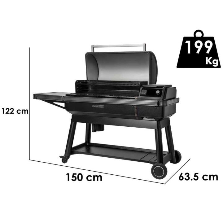 Traeger IronWood XL INT pellettigrilli, Wi-Fi-ohjaus, 5 961 cm²