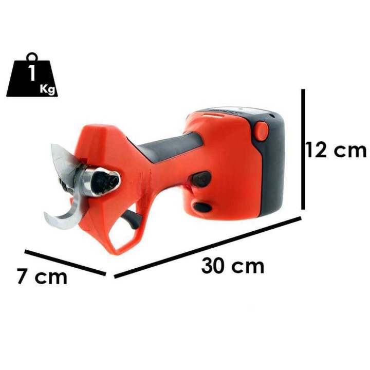 Stocker Magma E-35TP akkukäyttöiset oksasakset, 21,6 V, 2,6 Ah, 35 mm
