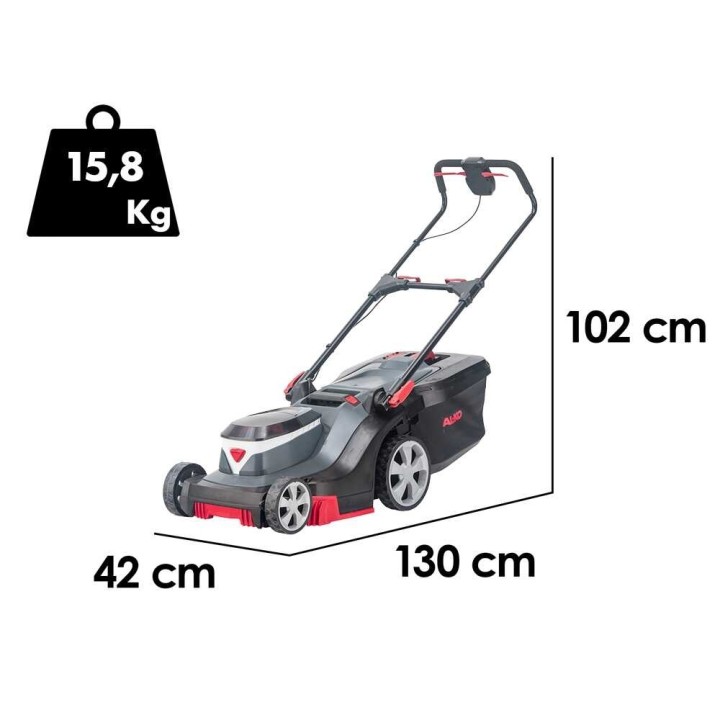 AL-KO 382 Li Premium akkuruohonleikkuri, 38 cm, 2 × 18 V / 5,0 Ah