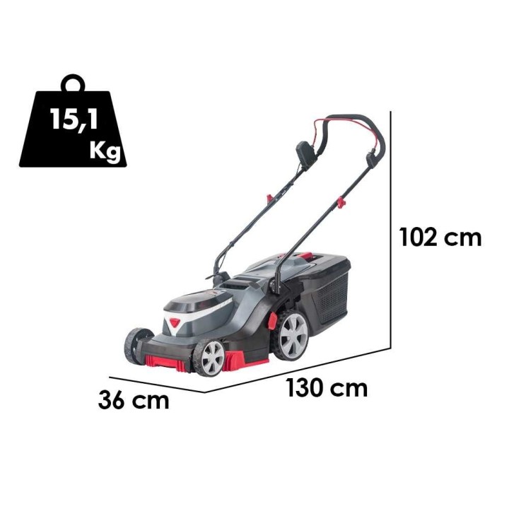 AL-KO 3.82 Li Easy akkuruohonleikkuri, 38 cm, 2 × 18 V, 4 Ah