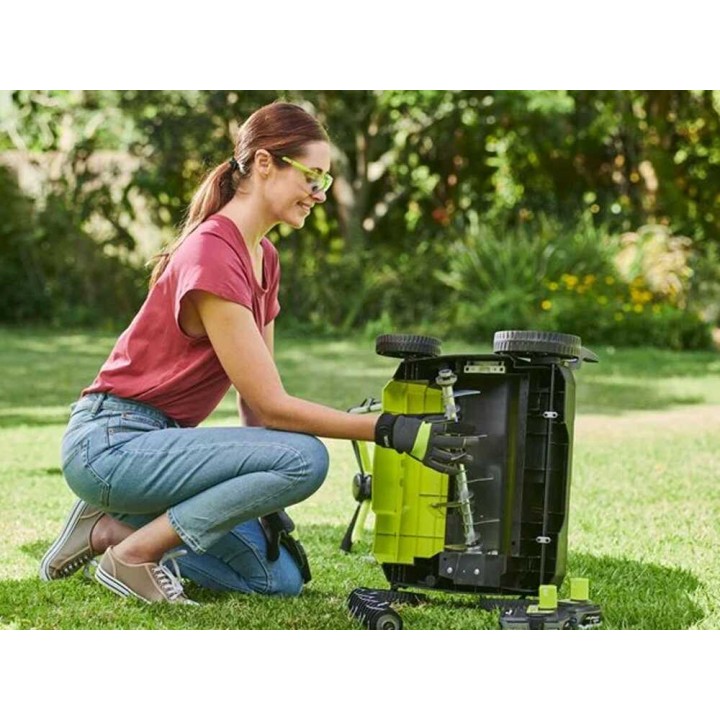 Ryobi RY18SFX35A-0 akkukäyttöinen nurmi-ilmaaja, 35 cm, ilman akkuja ja laturia