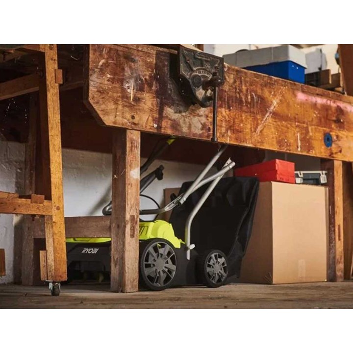 Ryobi RY18SFX35A-0 akkukäyttöinen nurmi-ilmaaja, 35 cm, ilman akkuja ja laturia