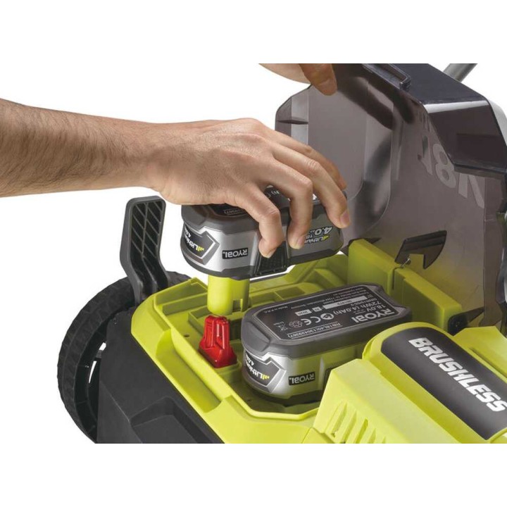 Ryobi RY18SFX35A-0 akkukäyttöinen nurmi-ilmaaja, 35 cm, ilman akkuja ja laturia
