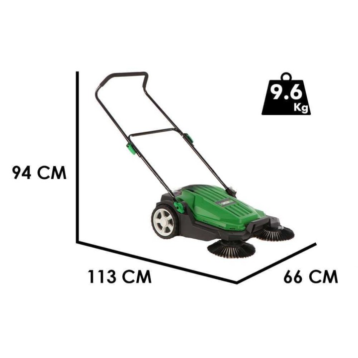 GreenBay GB-SW 650 työnnettävä lakaisukone, 65 cm, 18 l