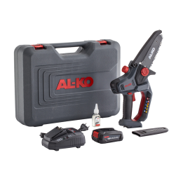 AL KO CSM 1815 akkukäyttöinen oksasaha 18 V 2 5 Ah 15 cm