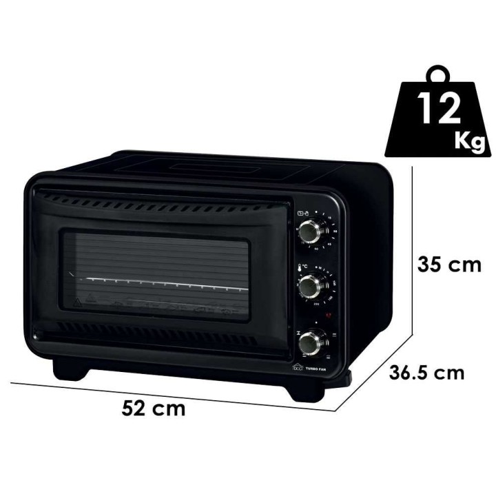 DCG MBT1035 sähköuuni kiertoilmalla, 35 l, 1 300 W, 230 V