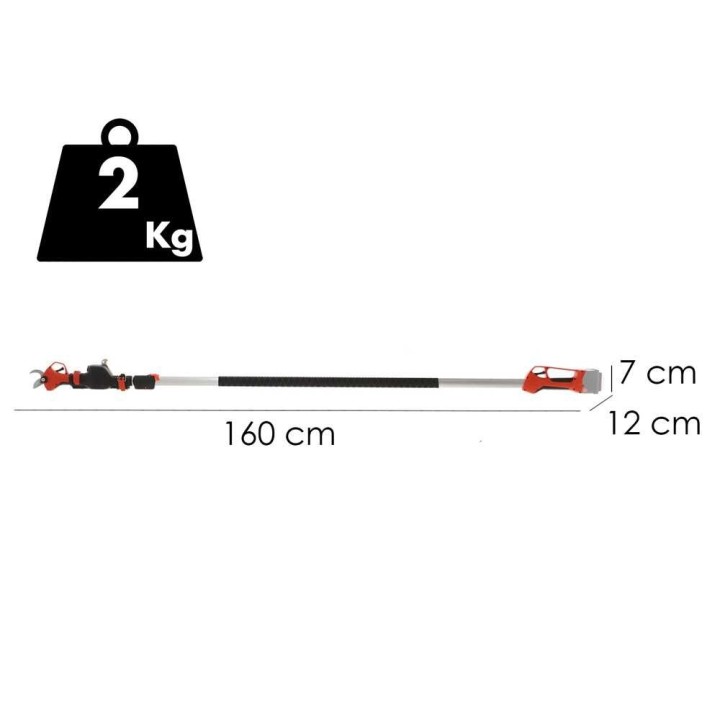 Stocker Magma E-35TP sähköiset oksasakset teleskooppivarrella, 21,6 V, 35 mm
