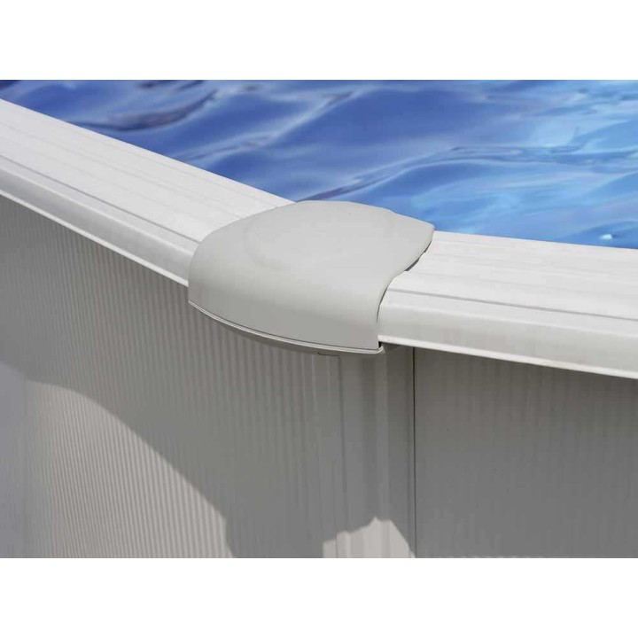 Gre Atlantis Ovale soikea teräsallas 915 × 470 × 132 cm, 43 590 l