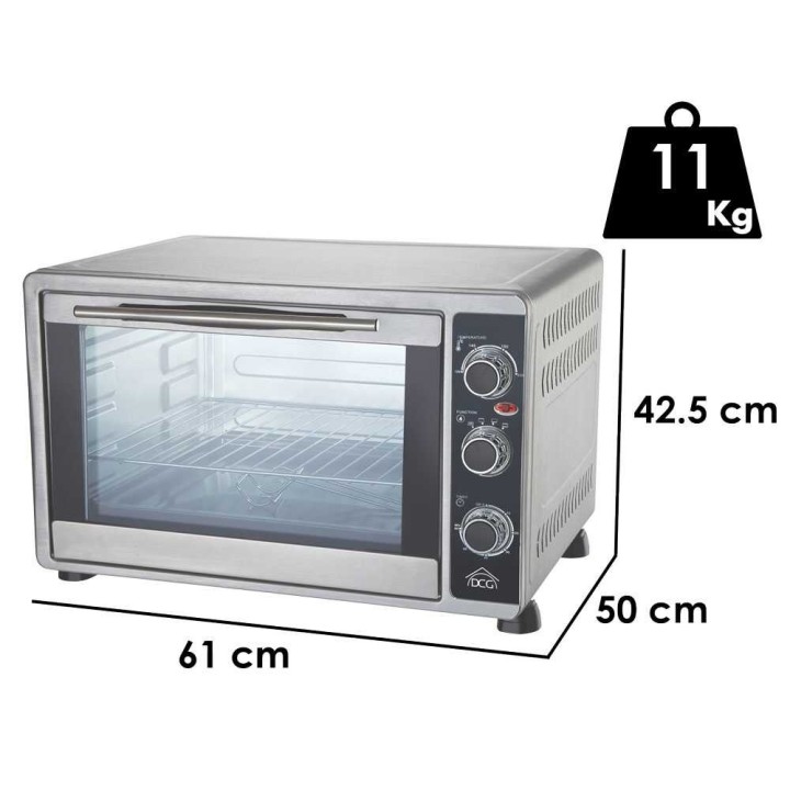 DCG MBS55 kiertoilmauuni, 55 l, 2 200 W, 230 V