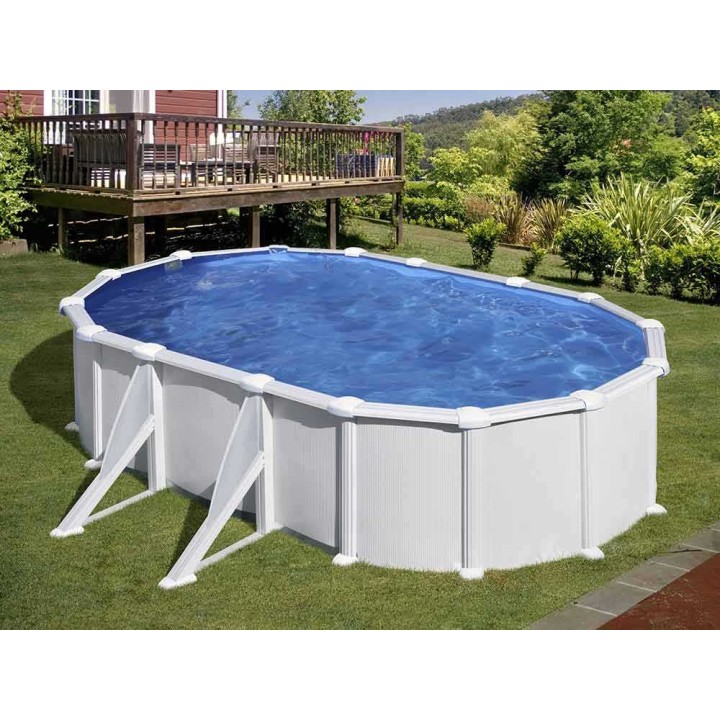 Gre Atlantis Ovale soikea teräsallas 500 × 300 × 132 cm, 16 210 l