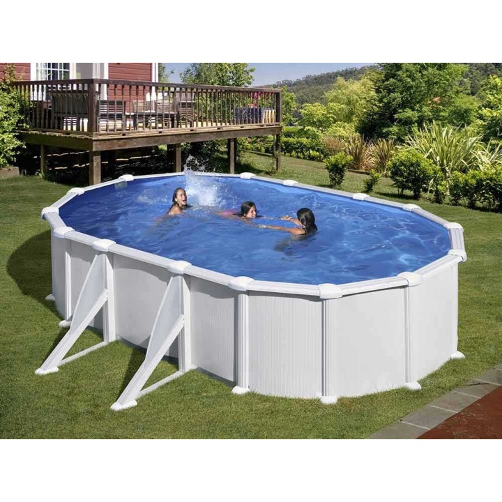 Gre Atlantis Ovale soikea teräsallas 500 × 300 × 132 cm, 16 210 l