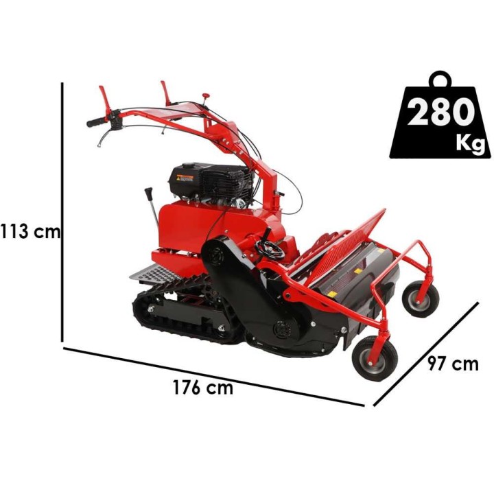 Blue Bird FM860 vasaramurskain, Loncin G420F, 15 HP, 86 cm