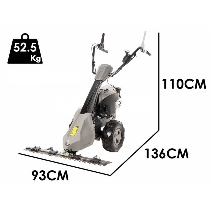 Blackstone SM 65-880 motofalciatrice, 196 cm³, 88 cm:n leikkuupalkki, 6,5 HP