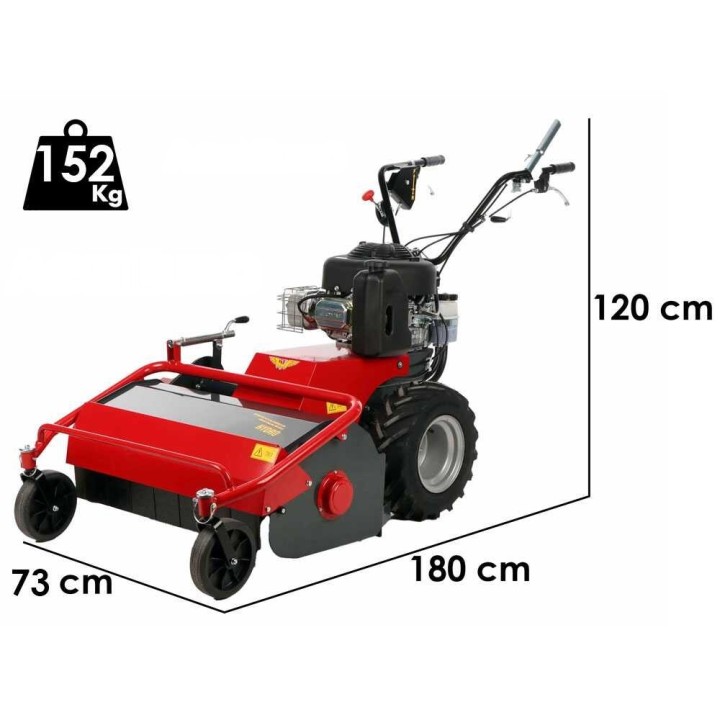 Meccanica Benassi TR 600 Hydro vasaramurskain, Briggs & Stratton 3105E, 60 cm