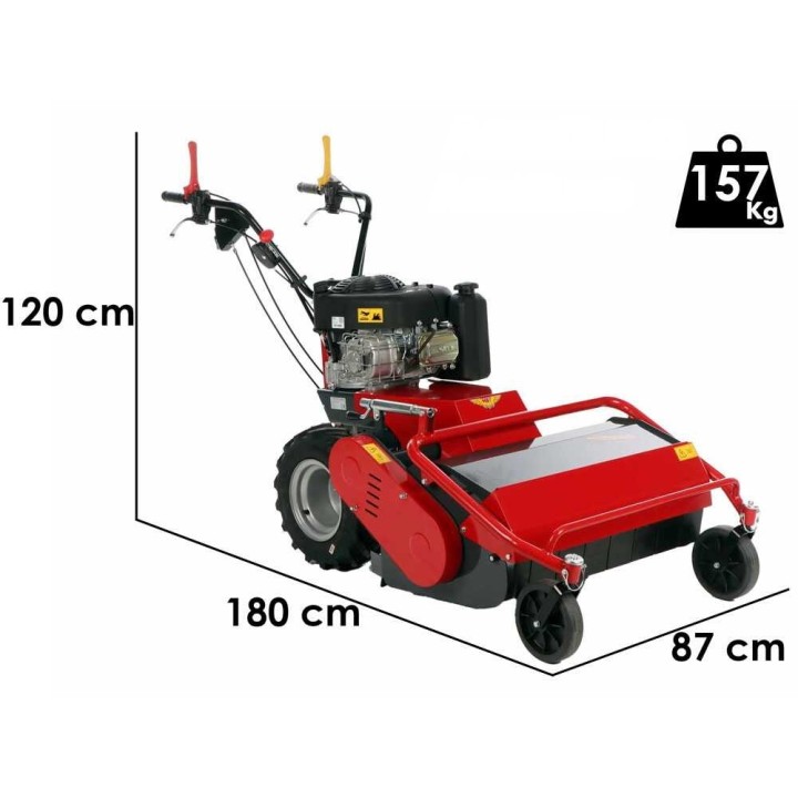 Meccanica Benassi TR 800 vasaramurskain, Briggs & Stratton 3125E, 75 cm