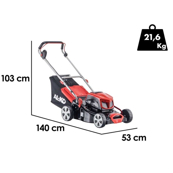 AL-KO Energy Flex 42.9 Li akkuruohonleikkuri, 36 V, 42 cm, 4 Ah